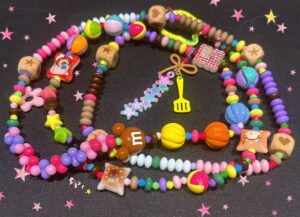 Custom Y2K Cartoon Handmade Beaded Phone Charms, Bag chains, Phone Strap